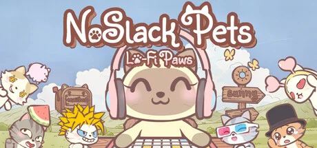 NoSlack Pets: Lo-Fi Paws — подарок Steam